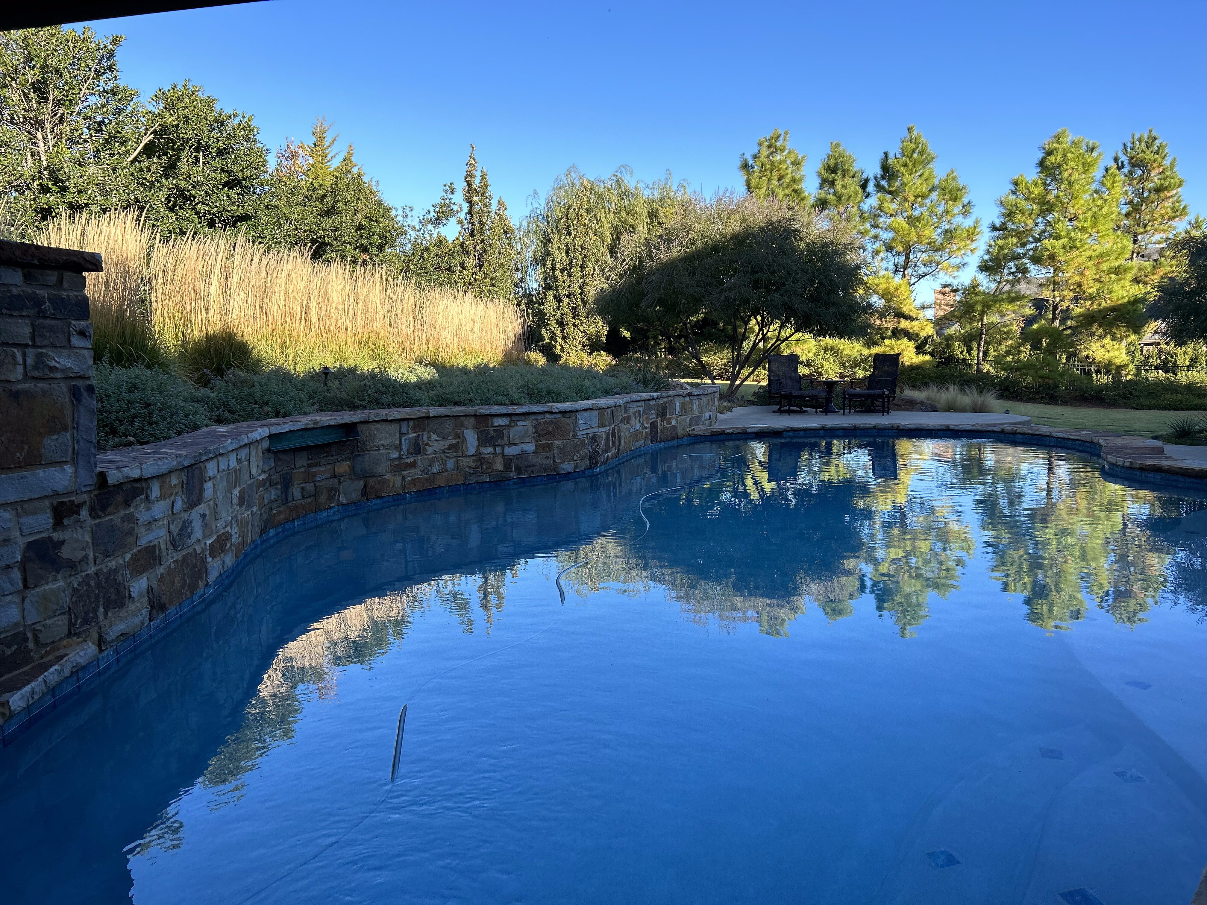 Pool and landscape features